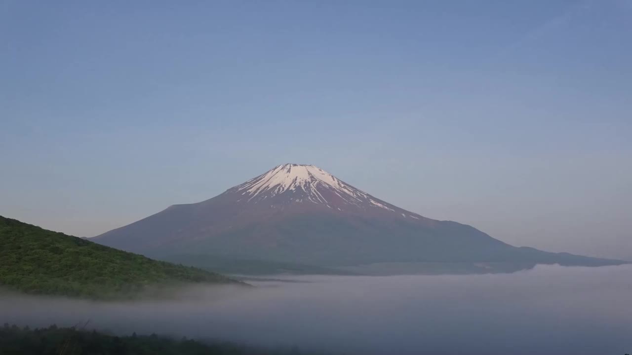 富士山和云海视频素材