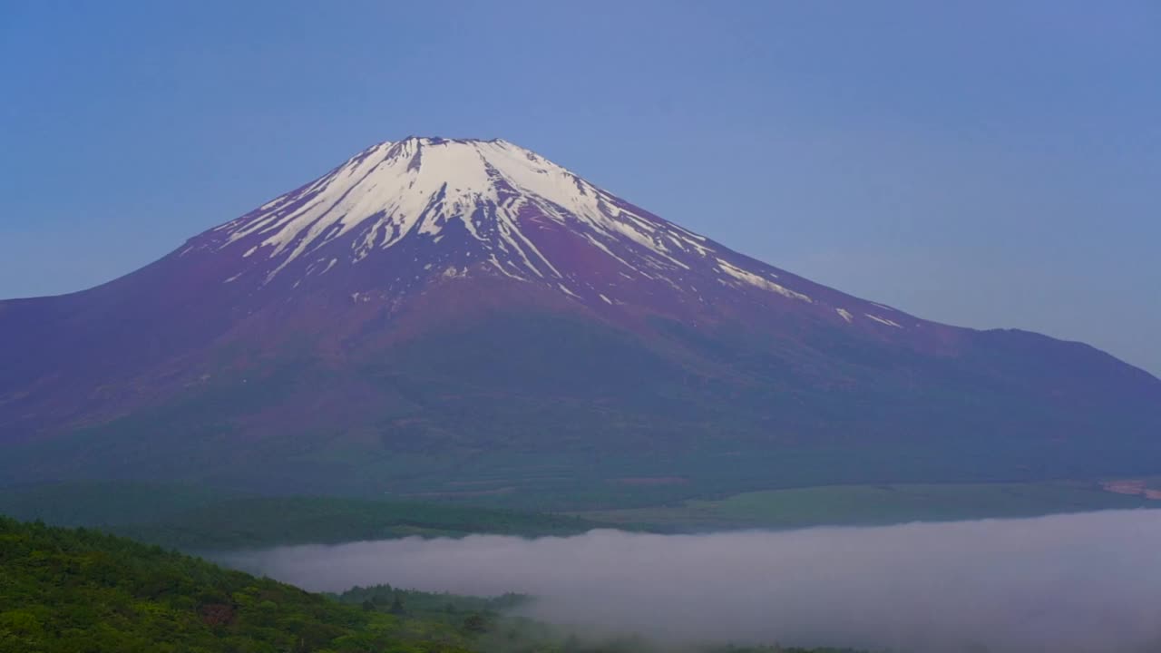 富士山和云海视频素材