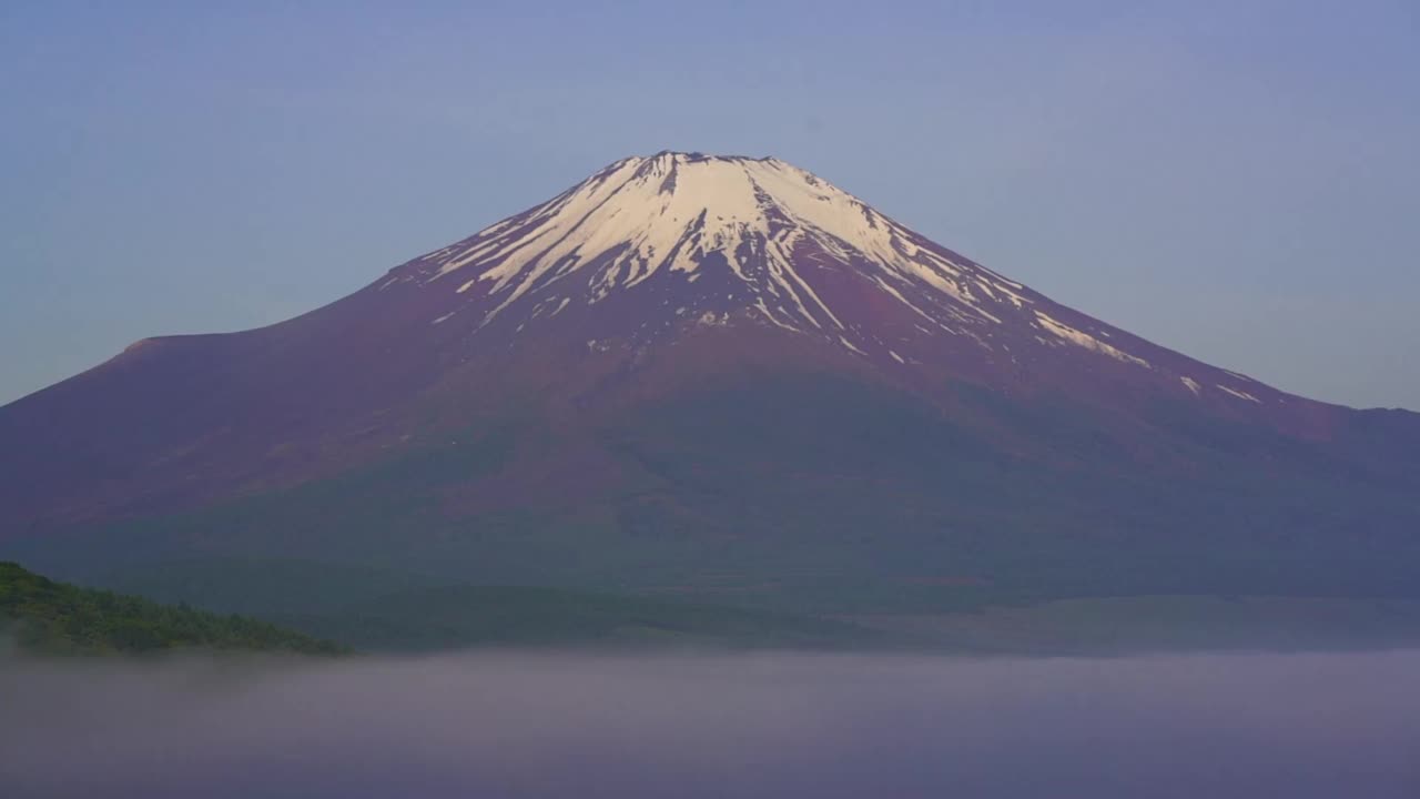 富士山和云海视频素材