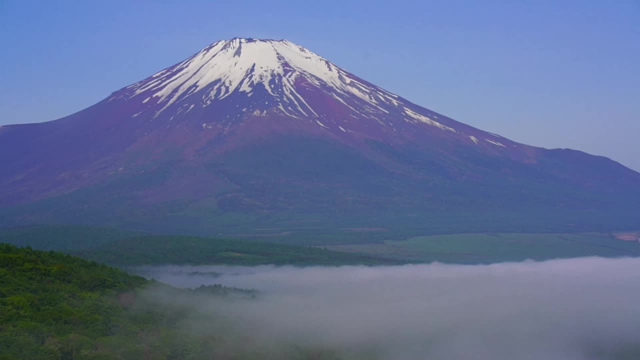 富士山和云海视频素材