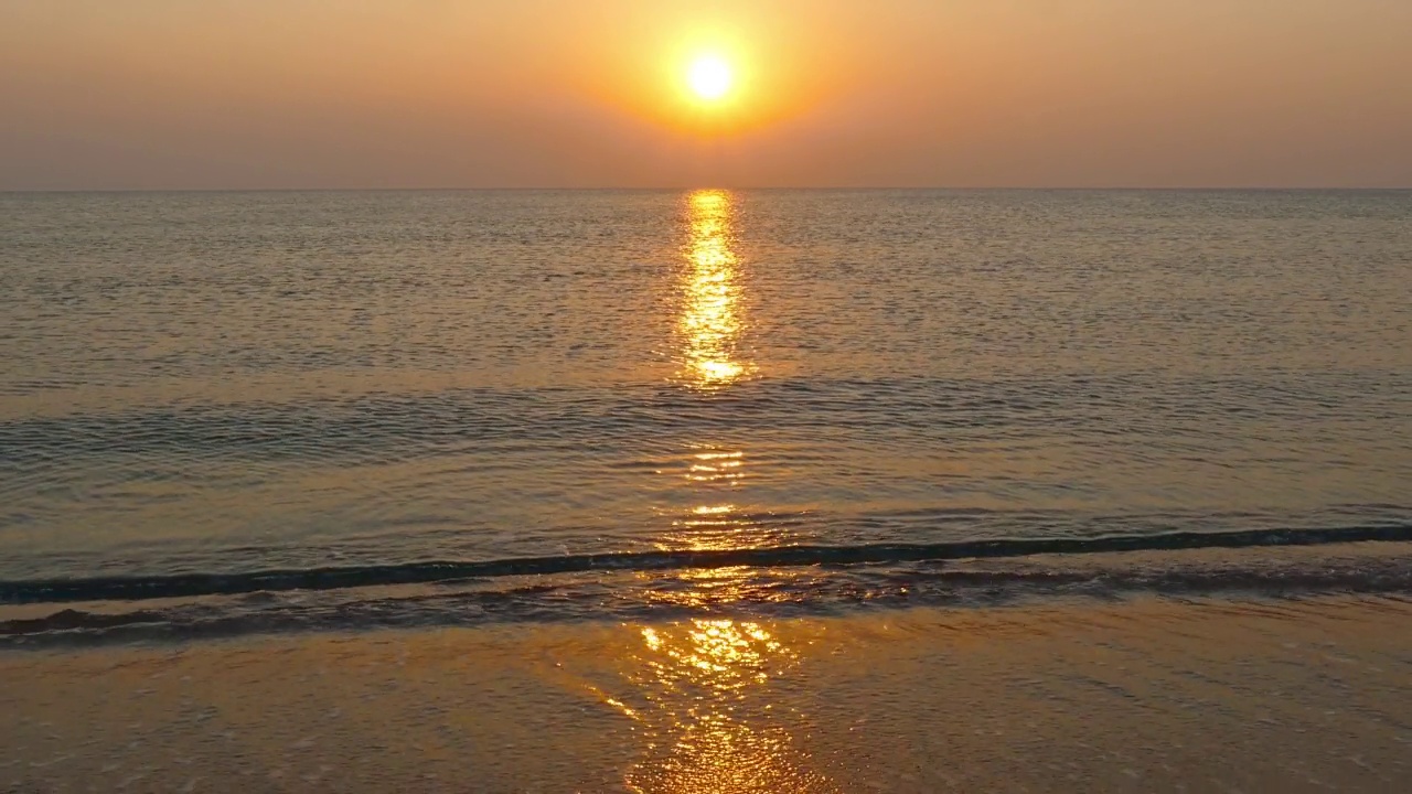 海景日出美景，4k视频素材