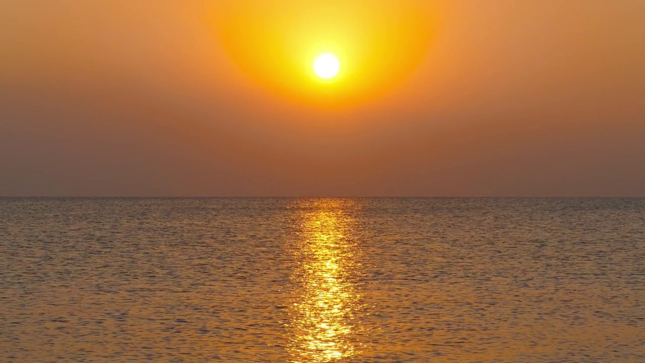 海景日出美景，4k视频素材