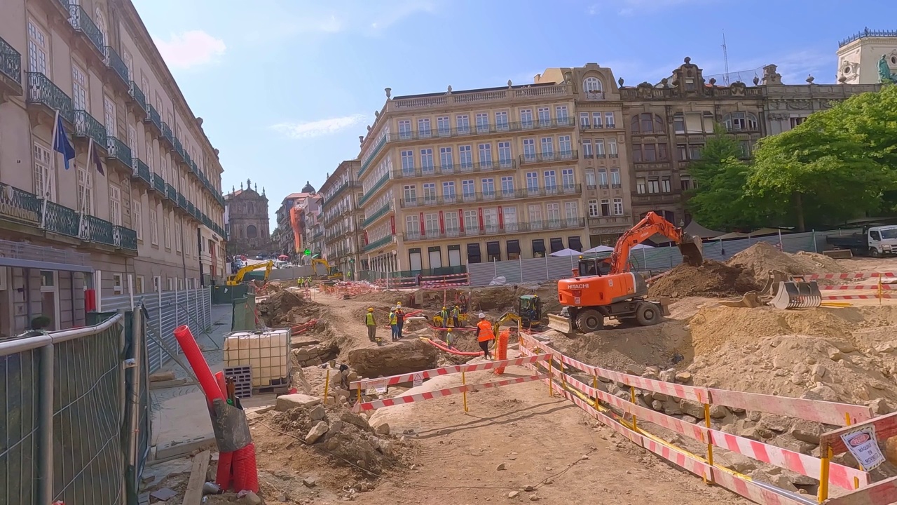 地铁公司正在建设粉色地铁线路视频下载