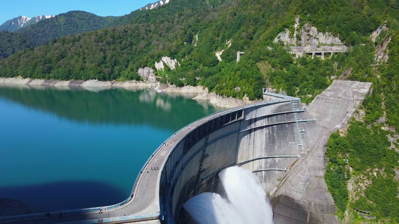 黑部水坝视频素材