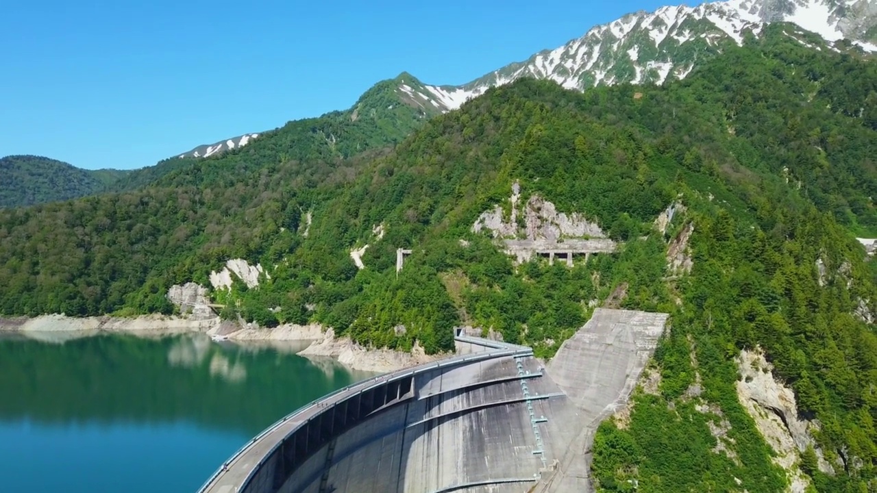 黑部水坝视频素材