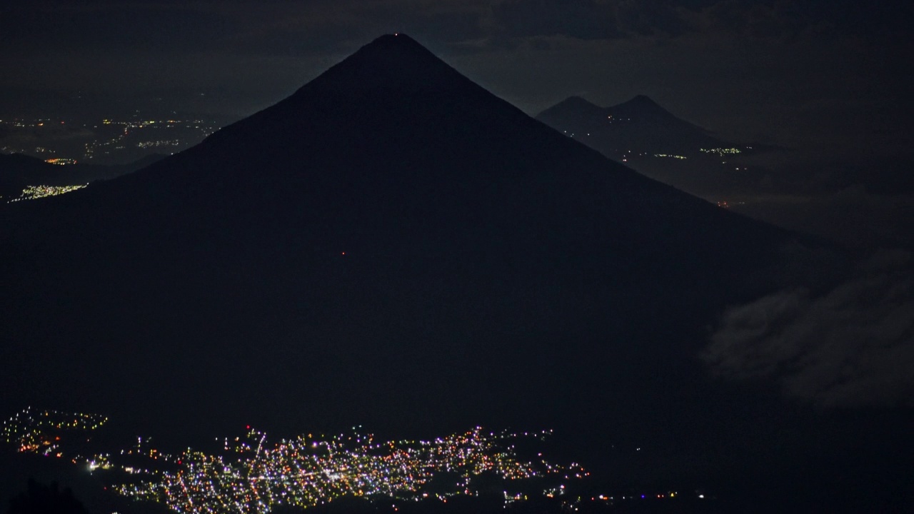 危地马拉富埃戈火山爆发视频素材