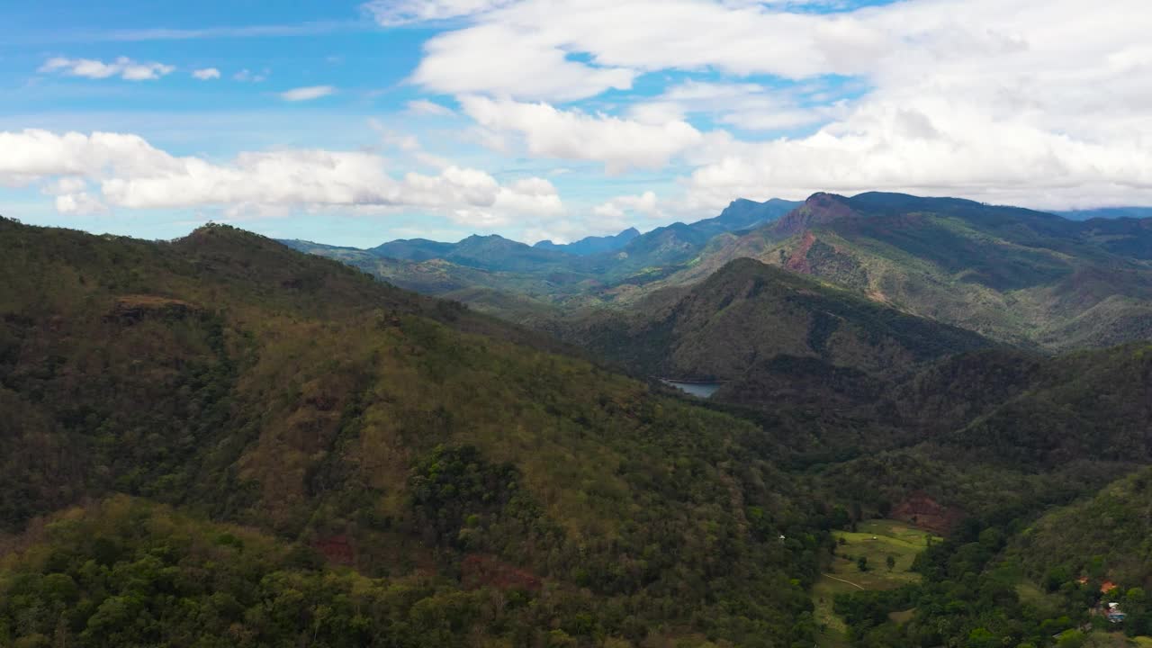 斯里兰卡的山地景观。视频素材