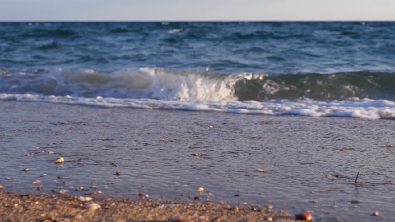 的海浪视频素材