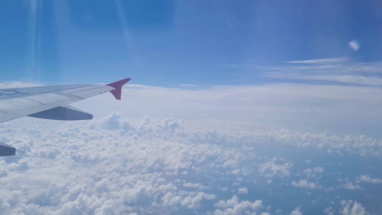 天空的飞机视频素材