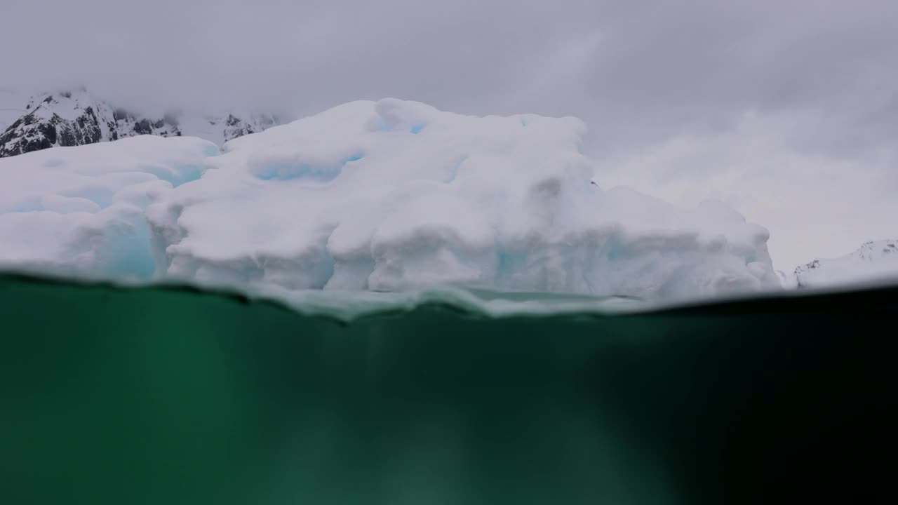 冰山在水中视频下载