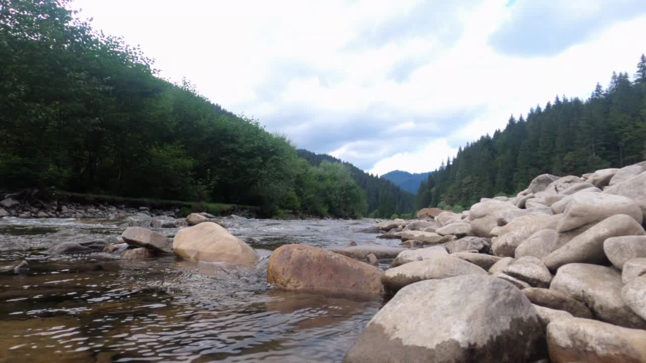 山川河流，风景优美视频素材