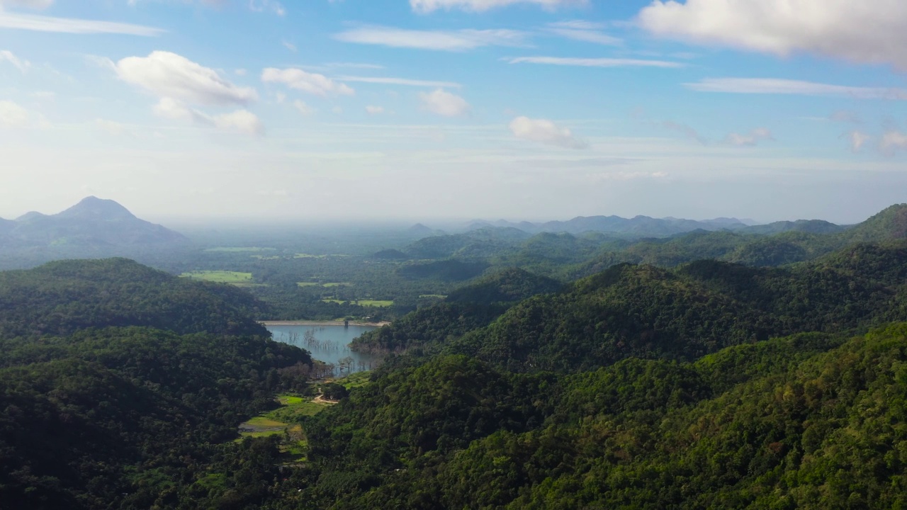 斯里兰卡的山地景观。视频素材