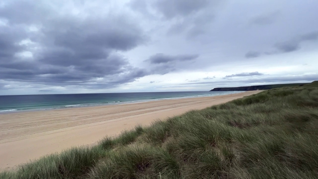 Traigh Mhòr海滩，刘易斯岛视频素材