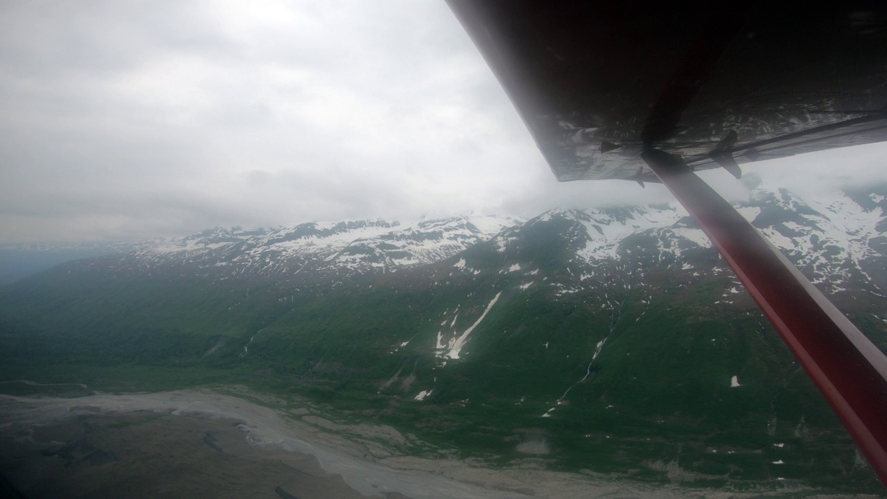 德纳利山，或MtMcKinley，阿拉斯加美国视频素材