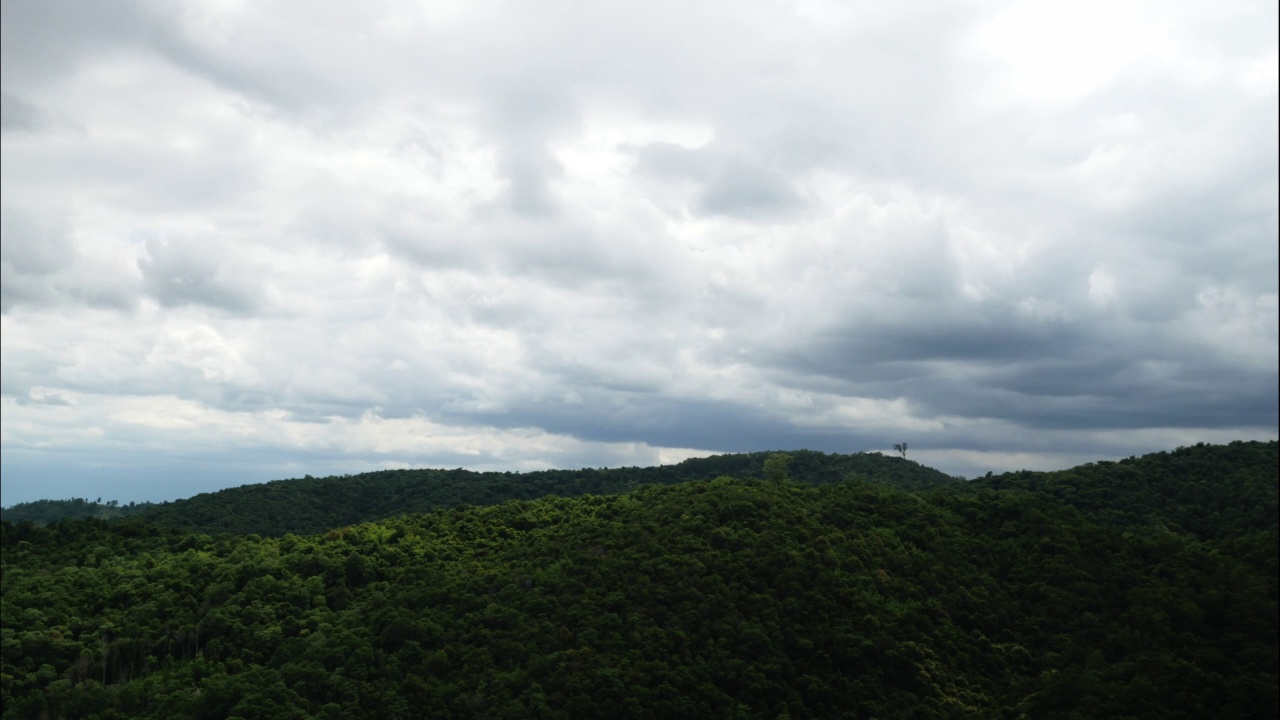 明亮的天空云景背景。4 k。视频素材