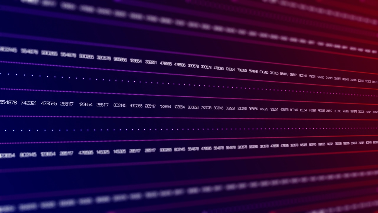 4K数字抽象数据技术背景(可循环)视频素材