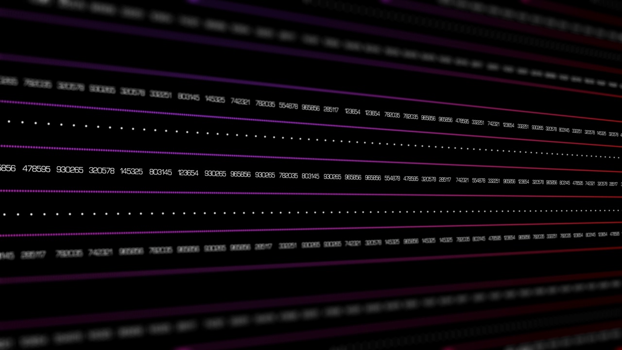 4K数字抽象数据技术背景(可循环)视频素材