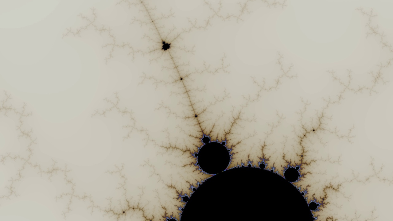 美丽无限放大到数学mandelbrot集分形。视频素材