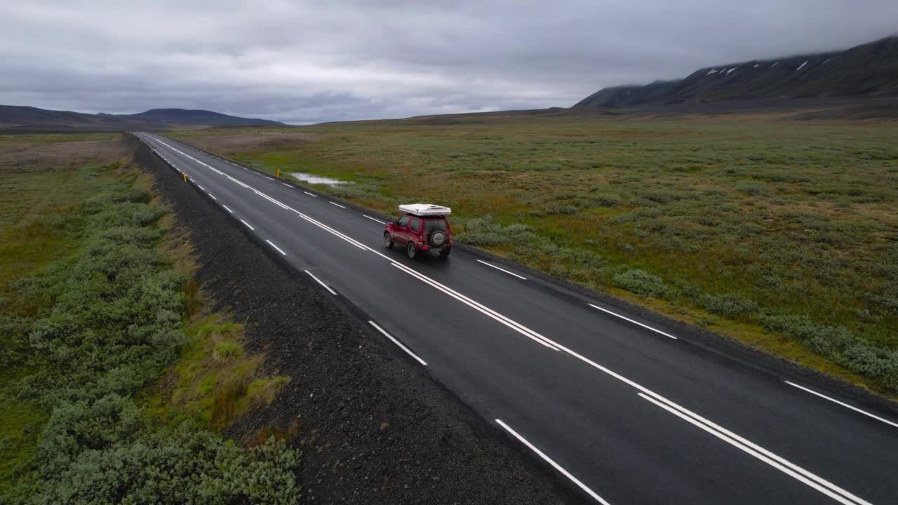 冰岛公路之旅开始了视频素材