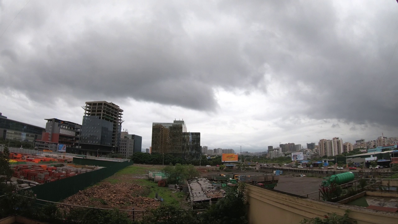 雨季时间流逝视频素材