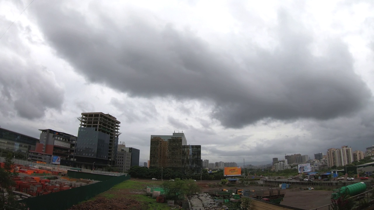 雨季时间流逝视频素材