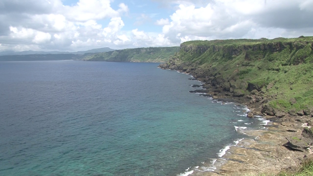 日本鹿儿岛德野岛海岸视频素材