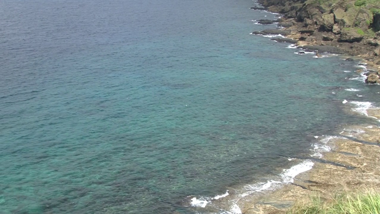 日本鹿儿岛德野岛海岸视频素材