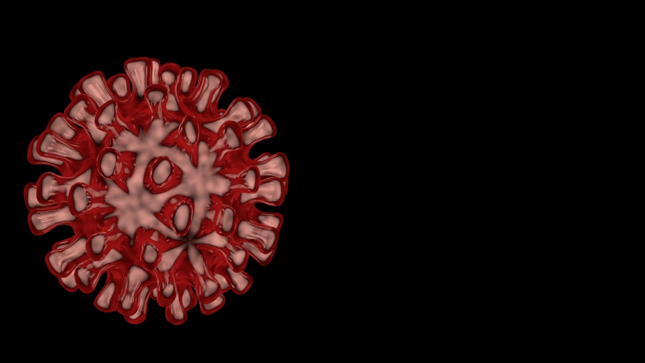 3D病毒正在移动视频素材