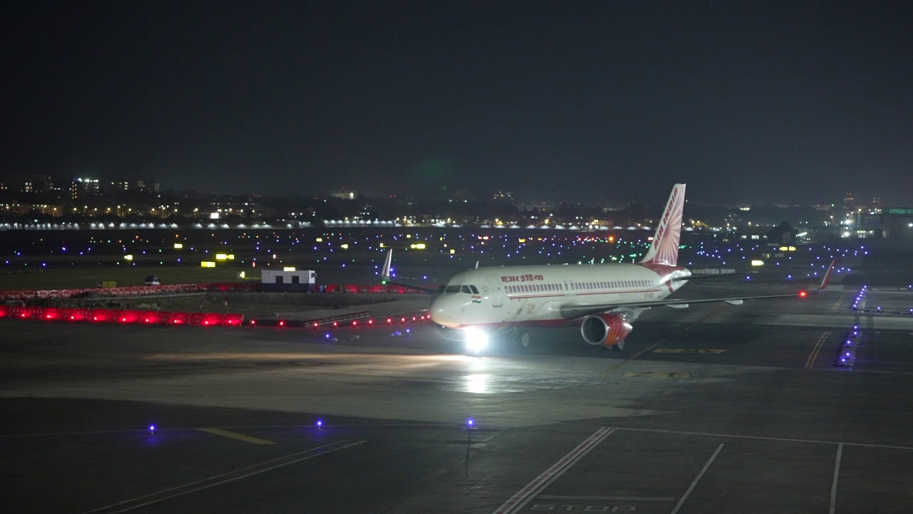 印度航空公司的飞机视频素材