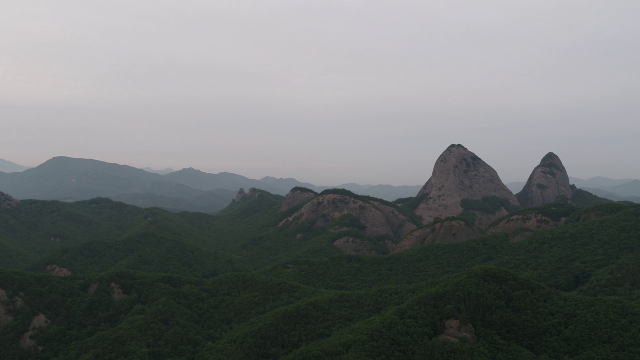 全北晋安郡马岭郡马山山的自然视频素材