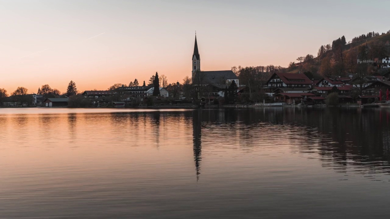 Schliersee,巴伐利亚,德国视频素材