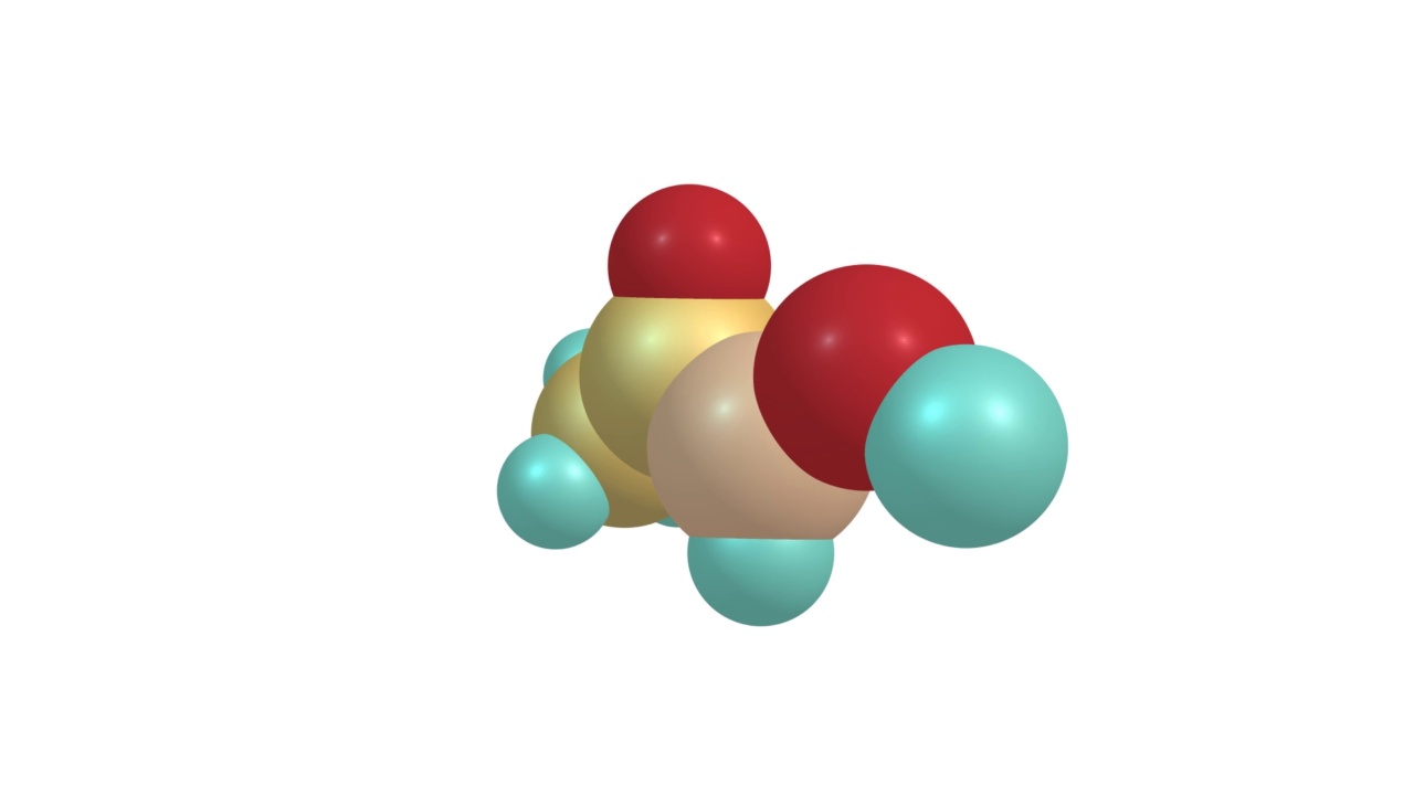乙酰羟肟酸分子旋转视频全高清视频素材