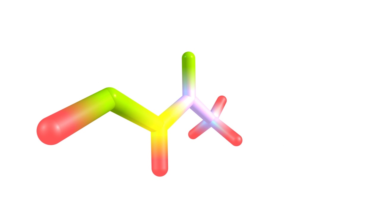 乙酰羟肟酸分子旋转视频全高清视频素材