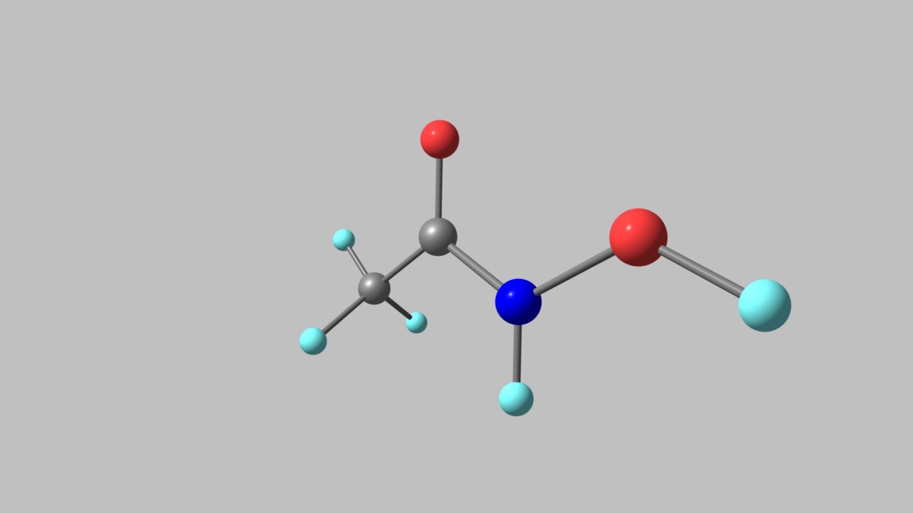 乙酰羟肟酸分子旋转视频全高清视频素材