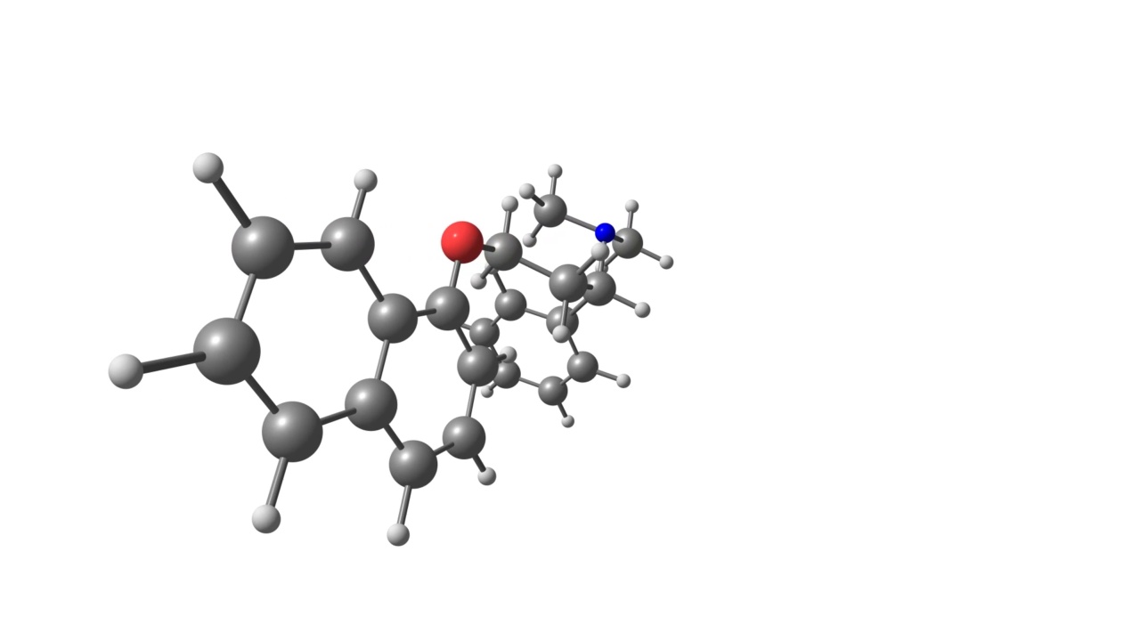 达波西汀分子旋转视频全高清视频素材