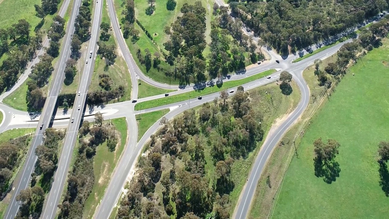 休谟公路航空视频素材