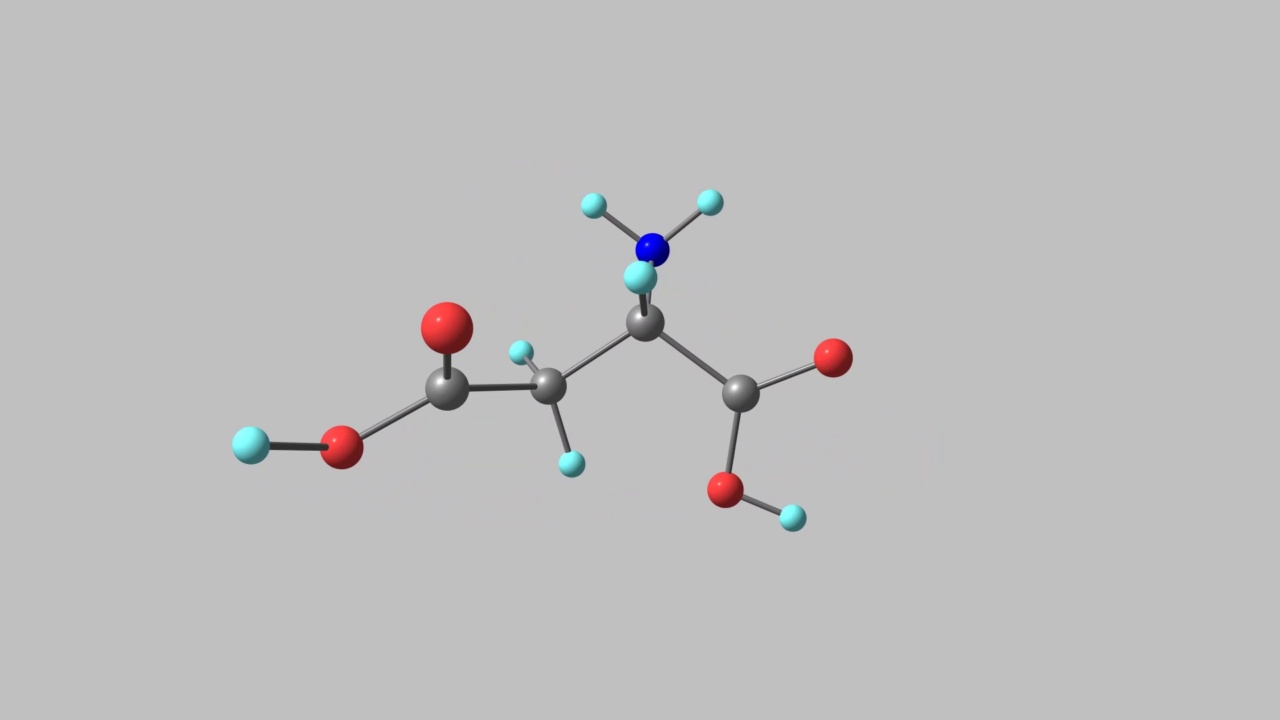 天门冬氨酸分子旋转视频全高清视频下载