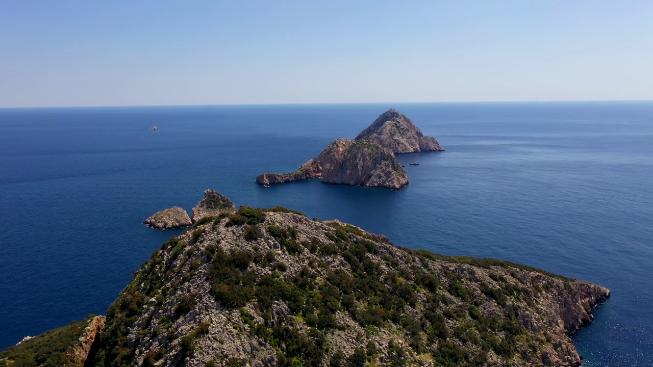 地中海岛屿。视频素材