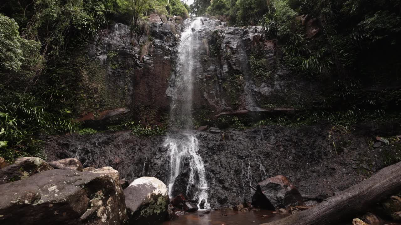 Poonyahra Falls，澳大利亚，4K慢动作视频素材