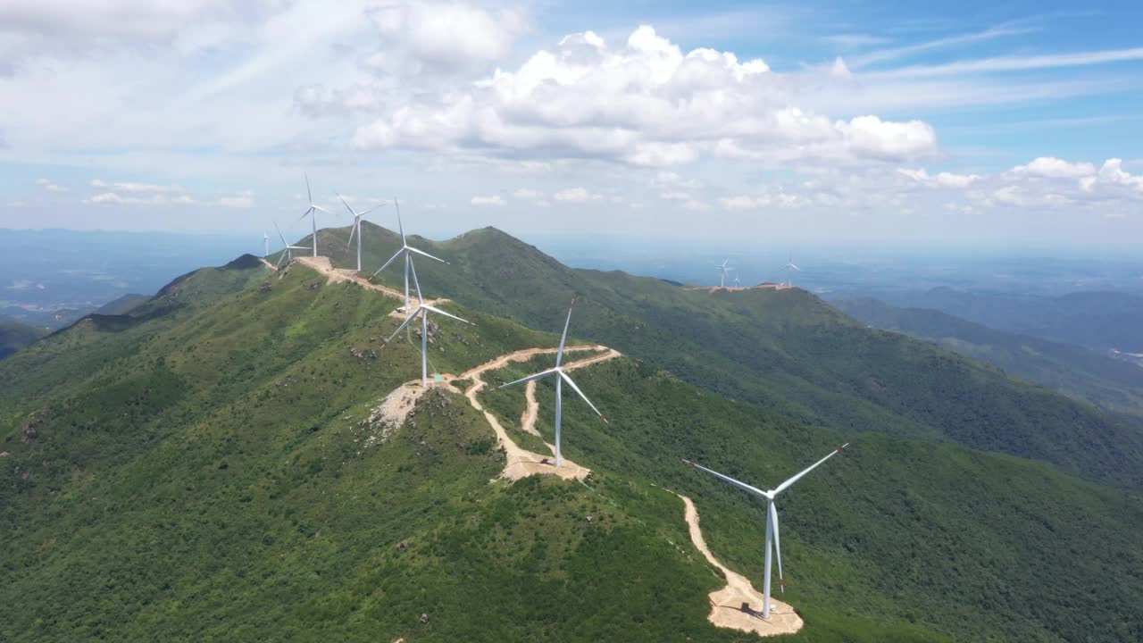 航空摄影风力视频素材