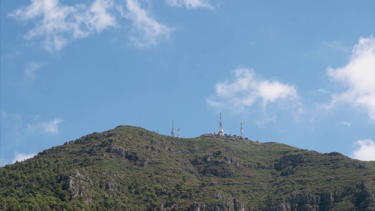 延时云山天线视频素材