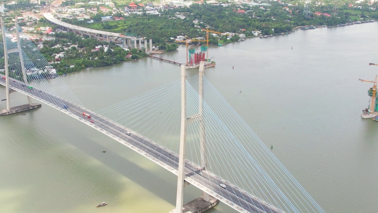 我的顺桥，越南Vinh Long市视频素材