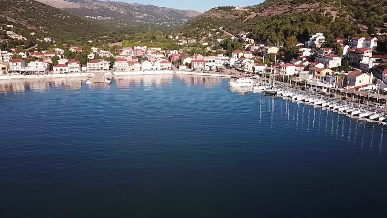 Kefalonia Agia effi米亚Greece视频素材