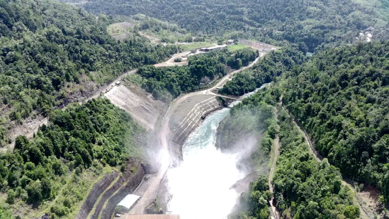 大型水坝视频素材