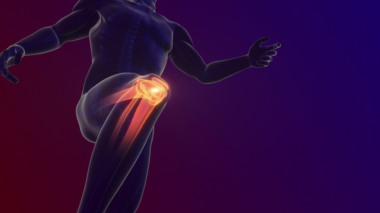 膝关节疼痛视频素材