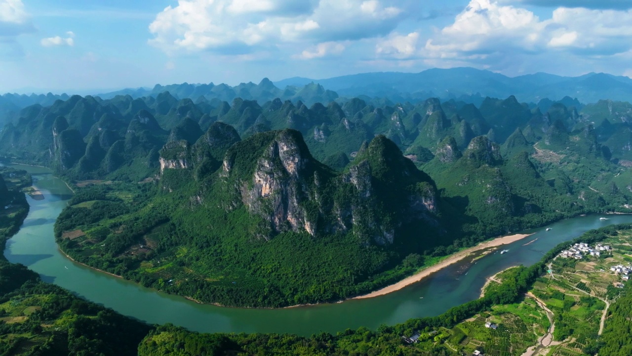 桂林山水风景视频素材