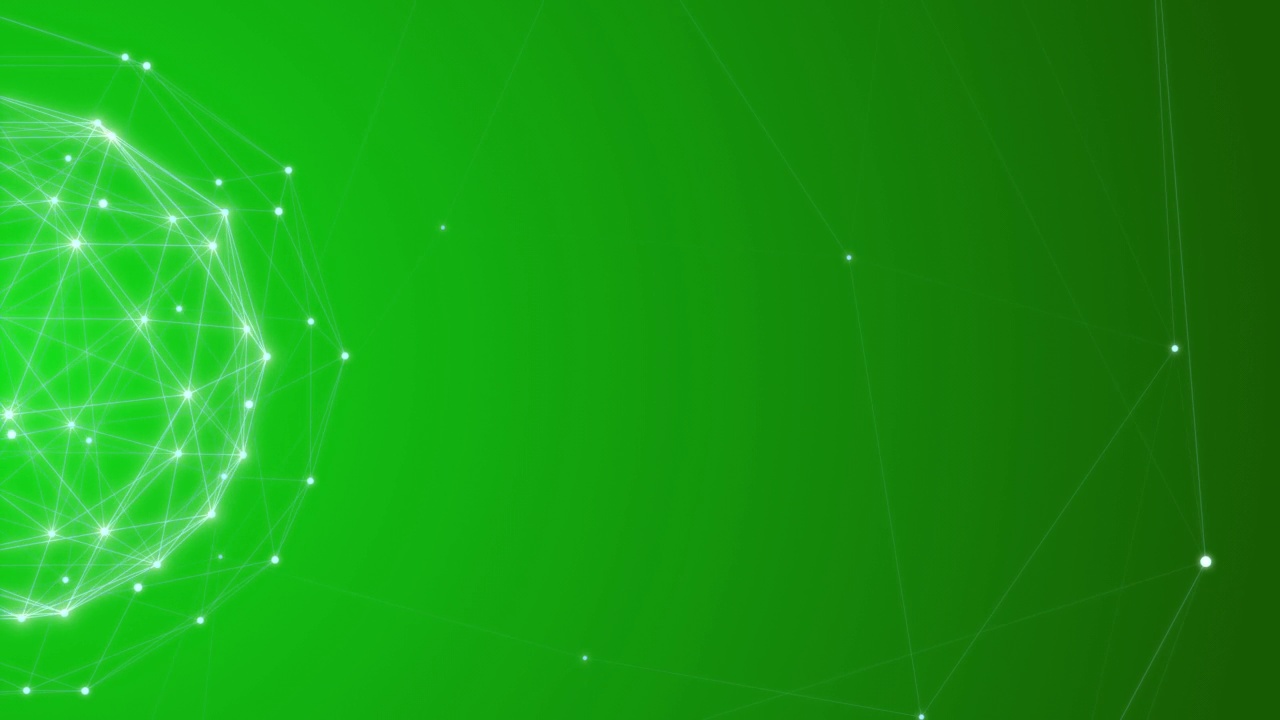 绿色数据网络量子计算区块链技术。视频素材