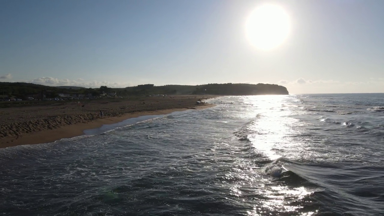 夏季在泻湖视频素材