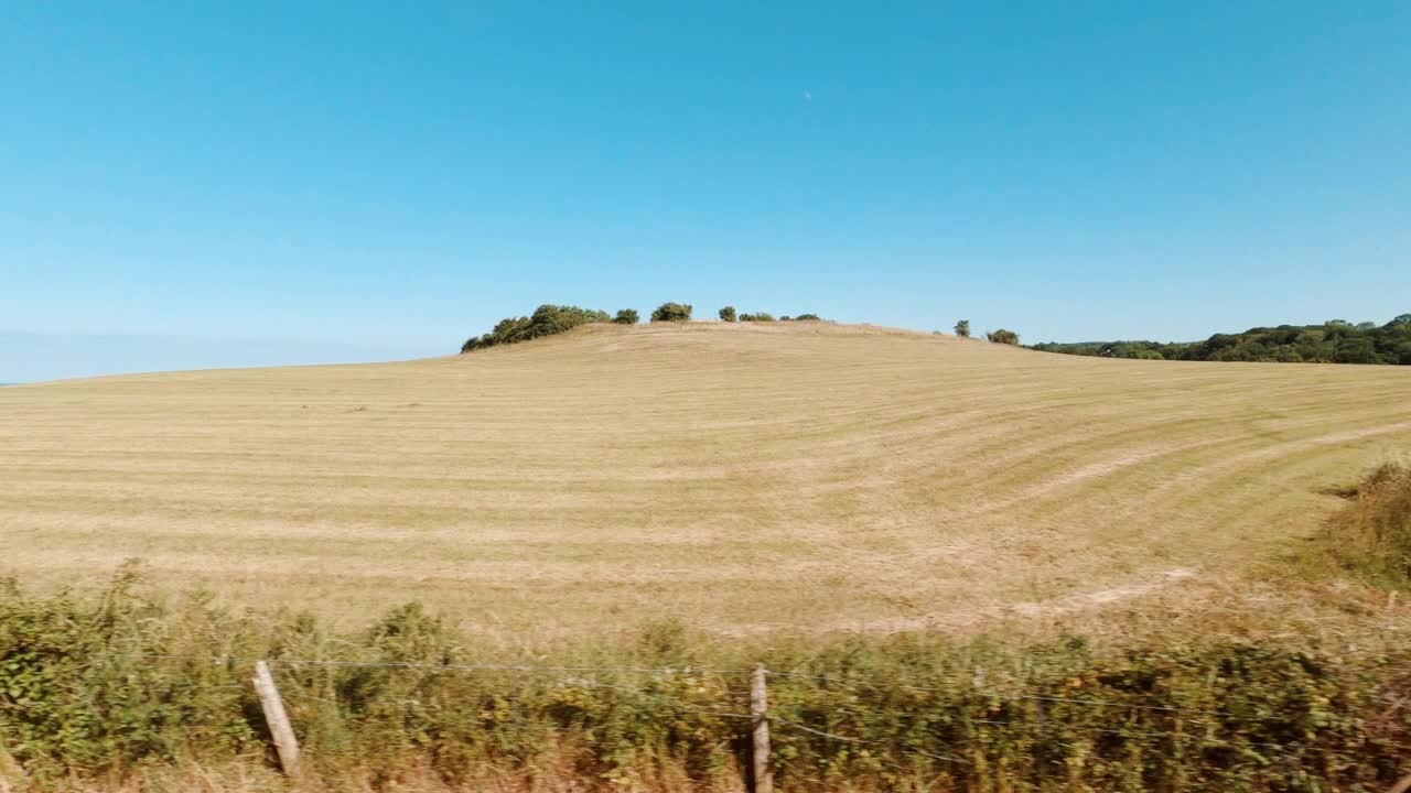 乘蒸汽火车旅行，德文海岸，英格兰，英国视频素材