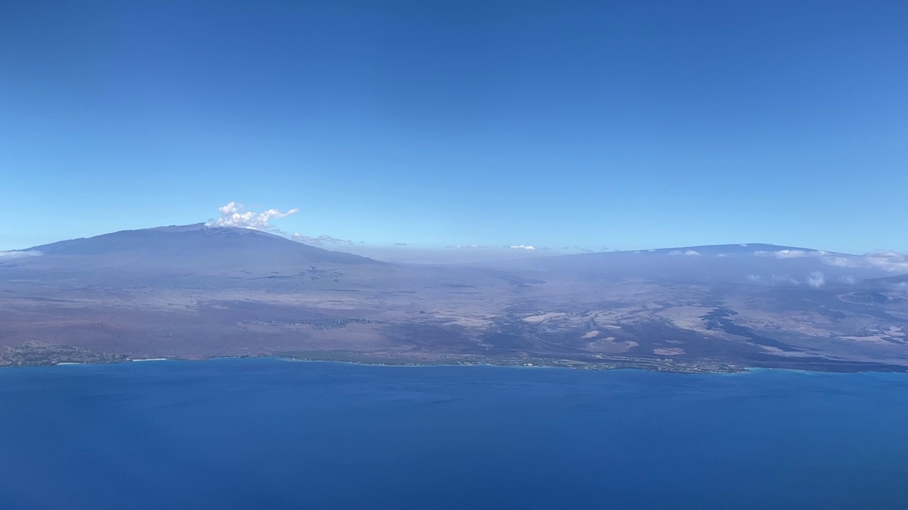 科纳海岸鸟瞰图视频素材